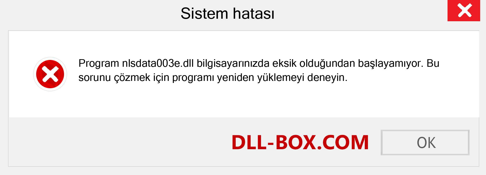 nlsdata003e.dll dosyası eksik mi? Windows 7, 8, 10 için İndirin - Windows'ta nlsdata003e dll Eksik Hatasını Düzeltin, fotoğraflar, resimler